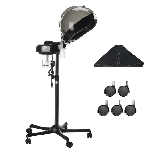 Professional Hair Steamer 11,81-tums jonisk hårångare med huva med 2 lägen