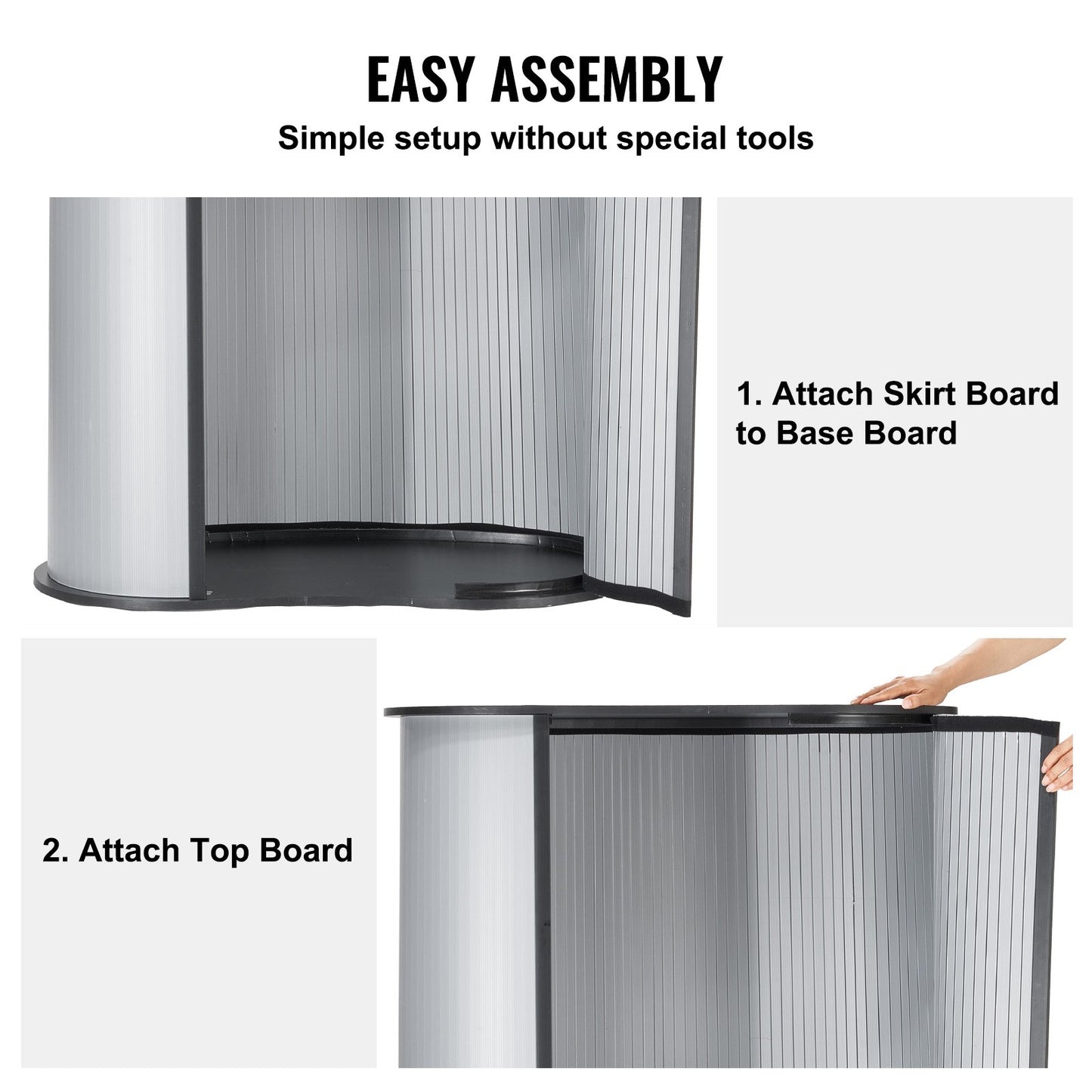 Portable Tradeshow Podium Table, 35.43" x 19.29" x 37.01", Display Exhibition Counter Stand Booth Fair with Wall, Foldable Promotion Retail Bar Table Pop Up Podium Counter with Carrying Bag