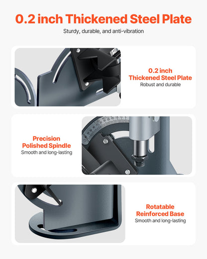 Pipe Notcher, 1/2 to 2-inch Tubing Notcher with 0 to 60° Adjustable Angle, Pipe and Tube Notching Tool for Repair Shops, Home Projects, Metalworking