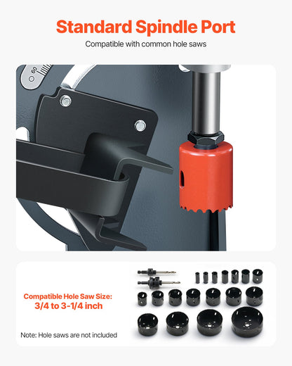 Pipe Notcher, 1/2 to 2-inch Tubing Notcher with 0 to 60° Adjustable Angle, Pipe and Tube Notching Tool for Repair Shops, Home Projects, Metalworking
