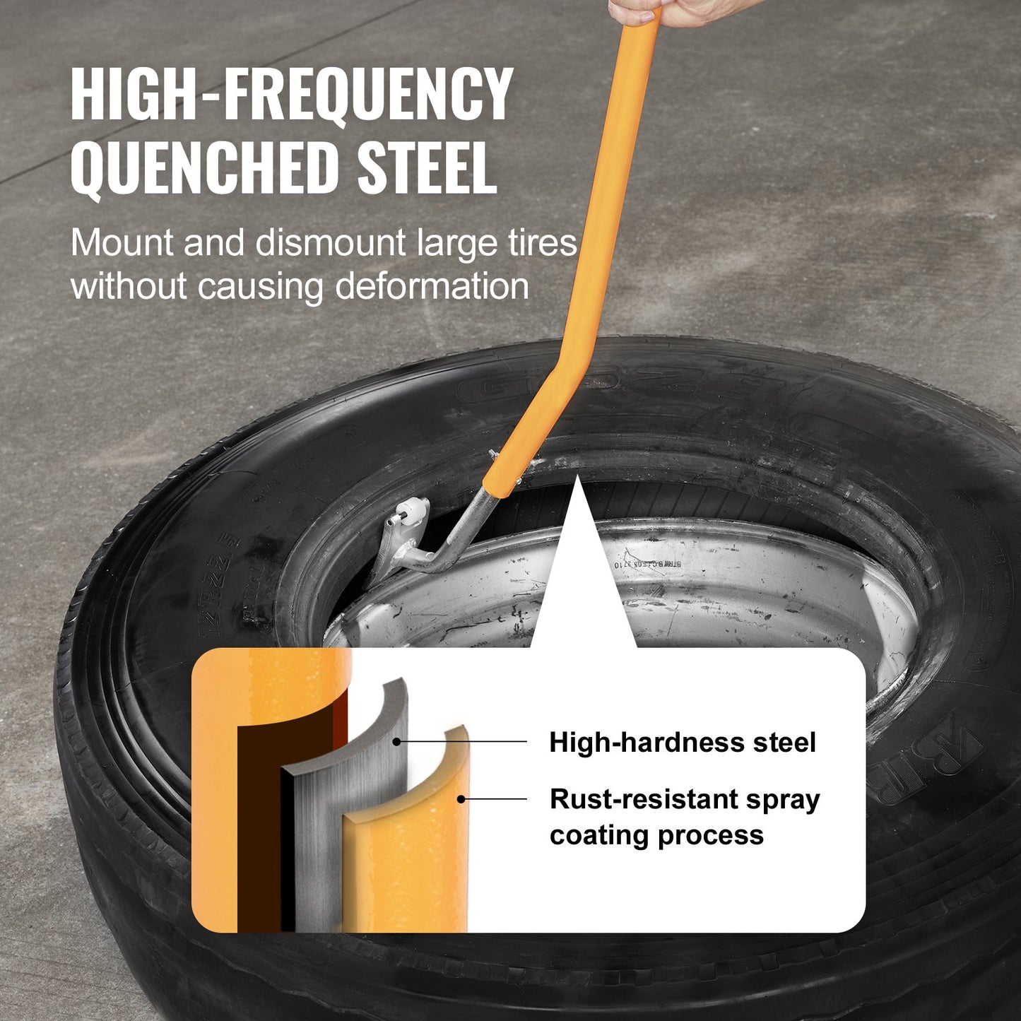Demontage der Reifenwechslerhalterung für Lkw, 22,5–24,5 Zoll Radial-Diagonalreifen/Schlauchlosreifen