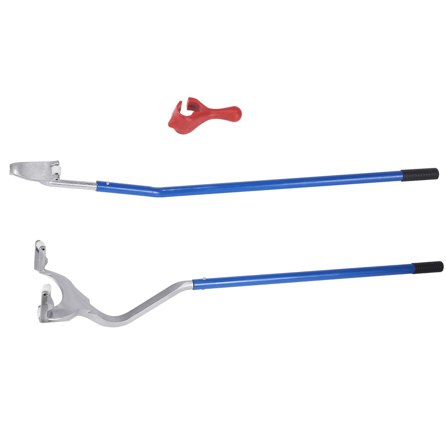 Demonteringsverktyg för däckmontering, 571-622 mm manuellt demonteringsverktyg för montering av ståldäcksbytarmontering, med extra pärlhållare, slanglös pärlbrytare för lastbil, 3 st Däckbytesverktyg, orange