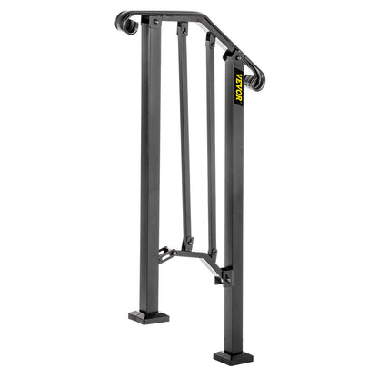 Handlaufstange Nr. 1, passend für 1-Stufen, Mattschwarz