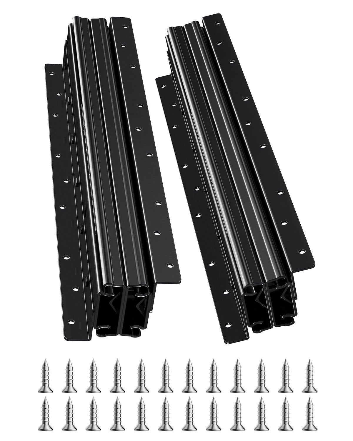 Undermonterade lådslider 16 tum under trappskåpsskenor 260 LB last