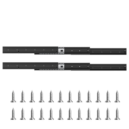 Undermonterade lådslider 16 tum under trappskåpsskenor 260 LB last