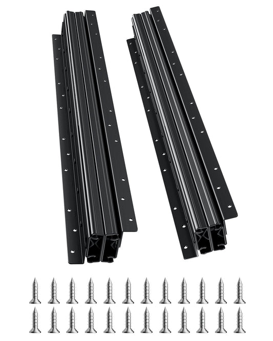 Undermount Drawer Slides 24 Inch Under Stair Cabinet Tracks 260 LB Load