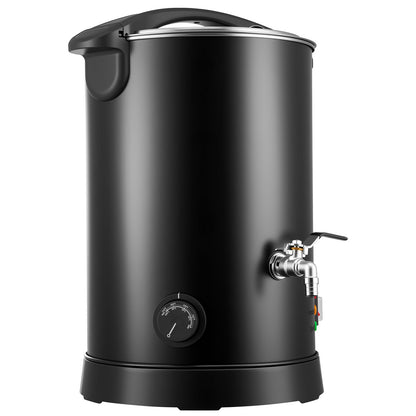 Wax Melter for Candle Making, 10.6 Qts, Fast and Even Heating, with Easy Pour Spout and Temperature Control, Hourglass Base for Non-Stick Smooth Flow, Wax Melting Pot for Making Candles Soaps