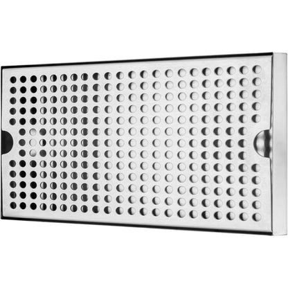 Biertropfschale, 304 Edelstahl-Kegerator-Tropfschalen mit Anti-Rutsch-Pads