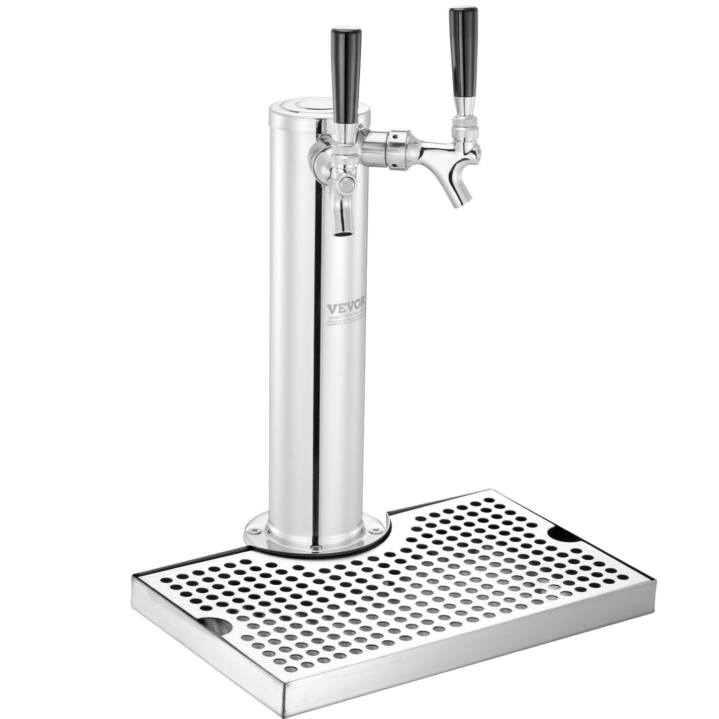 Dual Taps Kegerator Tower Kit Kegerator Beer Tower &amp; A-System Keg Coupler