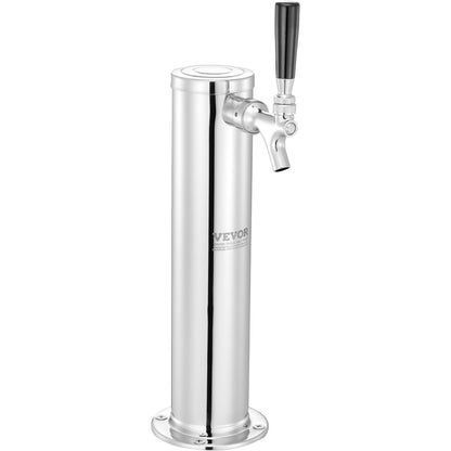 Single Tap Kegerator Tower Kit Kegerator Beer Tower & A-System Keg Coupler