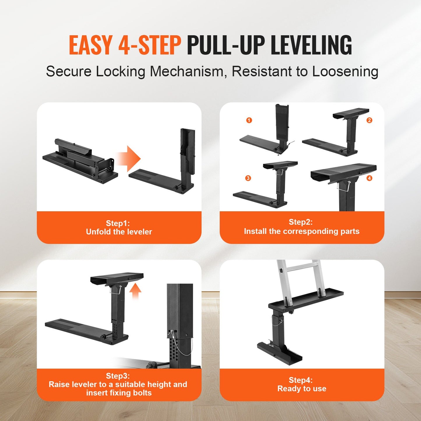 Ladder Leveller 29.8 L x 11.4-18 in. H Support Surface Folding Stabilizer