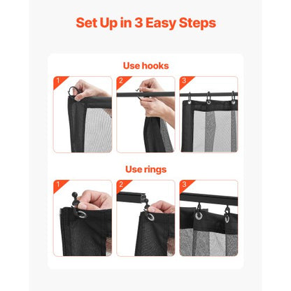 Replacement netting for pavilions, netting for 10x10x 6.7 ft patio, netting only | EU