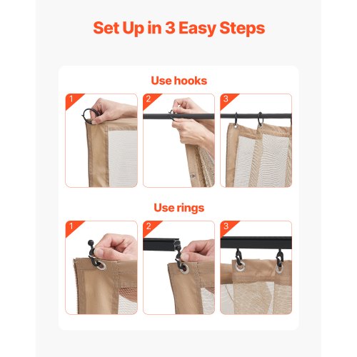 Replacement netting for pavilions, netting for 2.5x2.5x7 feet patio, netting only | EU