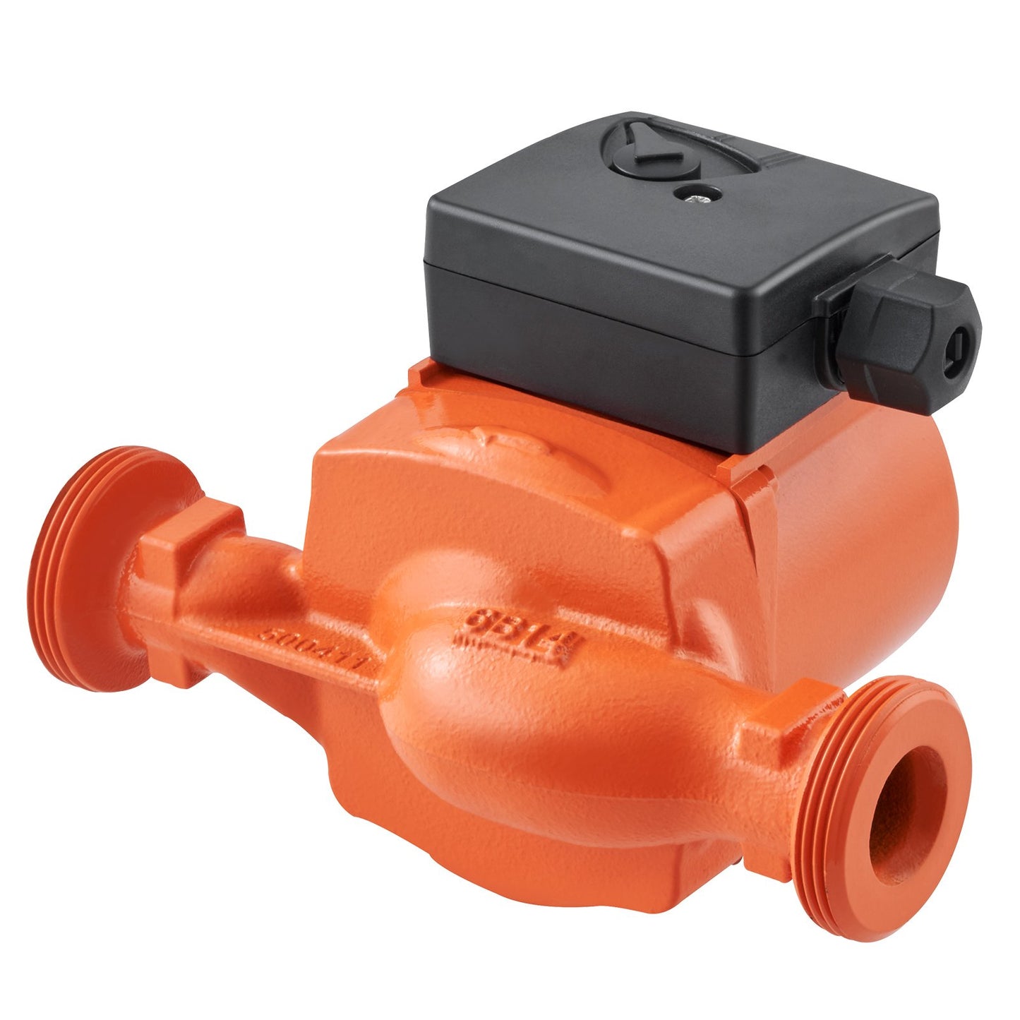 Kurbel-Warmwasser-Umwälzpumpe, Umwälzpumpe aus Gusseisen, 220 V, 72 W, max. Durchfluss 50 l/min, max. Förderhöhe 4 m, 1-1/2-Zoll-Gewindeanschluss, Temperaturbereich von 2 °C bis 110 °C, drei einstellbare Durchflussraten, geräuscharm