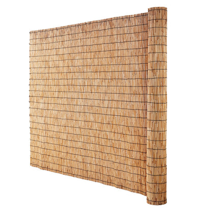 Schilfzaun, Sichtschutz für Hinterhof und Landschaftsbau, 4,9 x 1,2 m