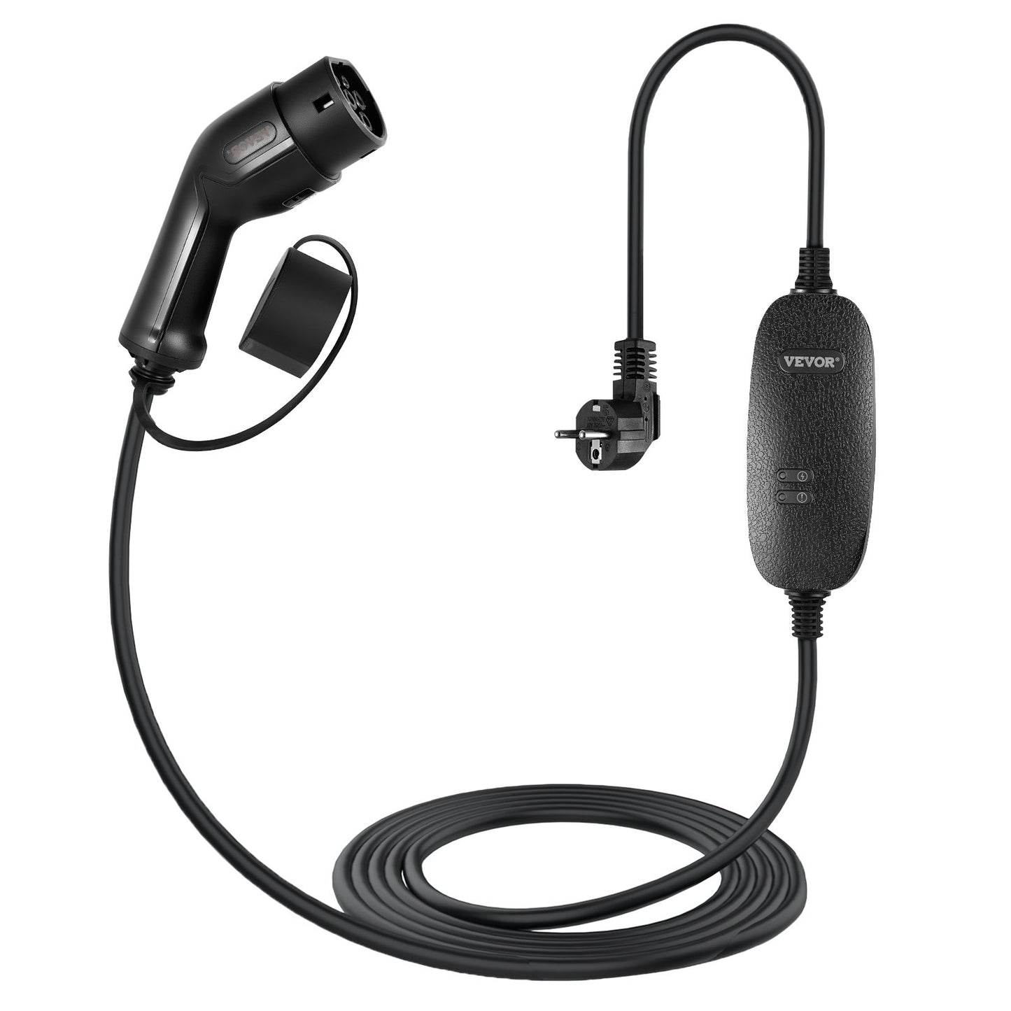 Tragbares Ladegerät für Elektroautos, Typ 2, 10 A, Ladegerät für Elektrofahrzeuge, 6 Meter langes Ladekabel mit 3-poligem UK-Stecker, IP66, maximale Wasserdichtigkeit, 3 kW, 250 V, IEC 62196-2, Heim-Ladestation für Elektrofahrzeuge mit Tragetasche, CE