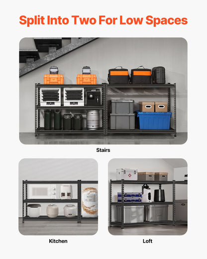 Storage Shelves 5-Tier Adjustable Heavy Duty Garage Shelf 2500 lbs