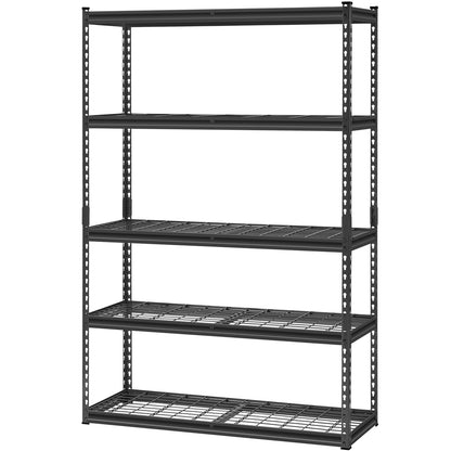 Storage Shelves 5-Tier Adjustable Heavy Duty Garage Shelf 2500 lbs