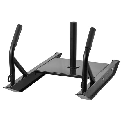 Gewicht Power Pull Push Schlitten Fitness Kraft Geschwindigkeit Training Schlitten Schwarz