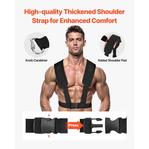 Gewicht Power Pull Push Schlitten Training Schule Fitness Training Schule Orange Schwarz