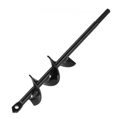 Erdbohrer, 1,57 x 8,67 Zoll, Erdspirale, Pfostenlochgräber, Pflanzwerkzeug