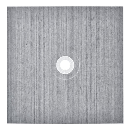 Shower surround kit, 1828x1828 mm shower tray kit with 160 mm central drain, lightweight EPS shower installation kits with 2 waterproof sheets, shower tray tilt rods Suitable for bathrooms