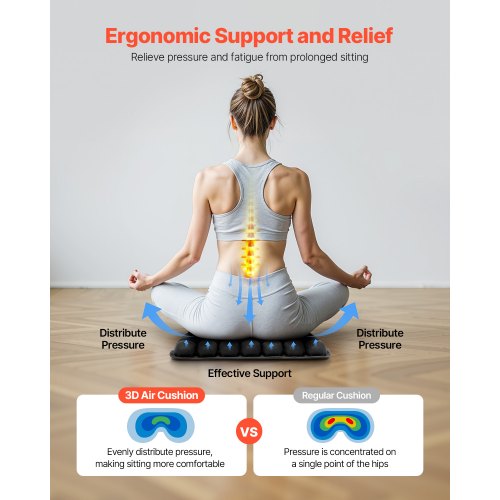 Inflatable Seat Cushion 3D Air Cell Seat Cushion for Pressure Relief | EU