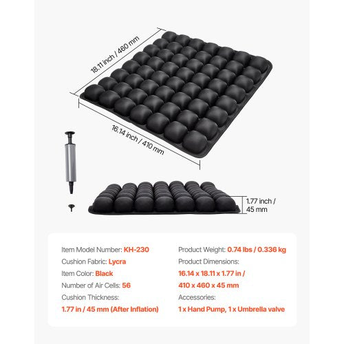 Inflatable Seat Cushion 3D Air Cell Seat Cushion for Pressure Relief | EU