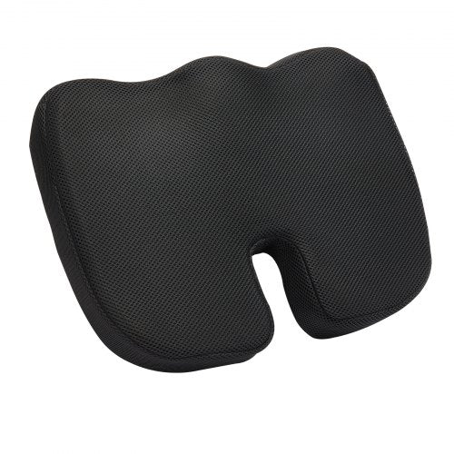 Seat Cushion, Memory Foam Seat Chair Cushion for Pressure Relief, Soft & Breathable Wheelchair Seat Pad with Removable Cover for Travel, Office, Car, Airplane - Lightweight and Portable