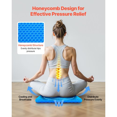 Sittkudde Kylgel Sittkudde Stolkudde för höfter Ryggtrycksavlastning