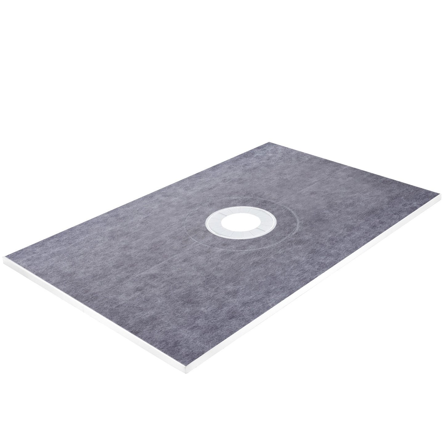 Abdichtungs-Duschset Duschwanne 48''x72'' mit zentralem Abfluss PVC