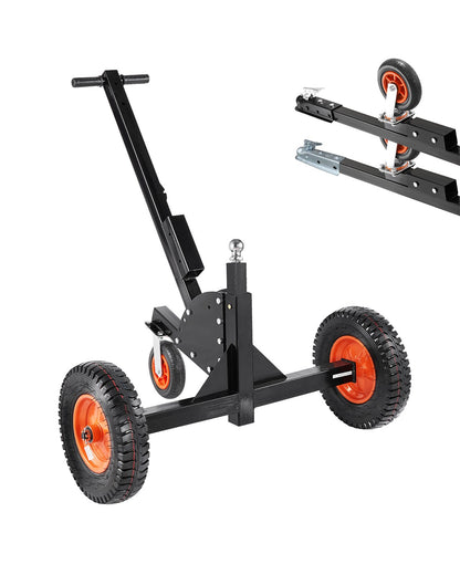 1500lbs 2-i-1 Trailer Dolly 22 och 26 i justerbar höjd 2-tums boll med hjul