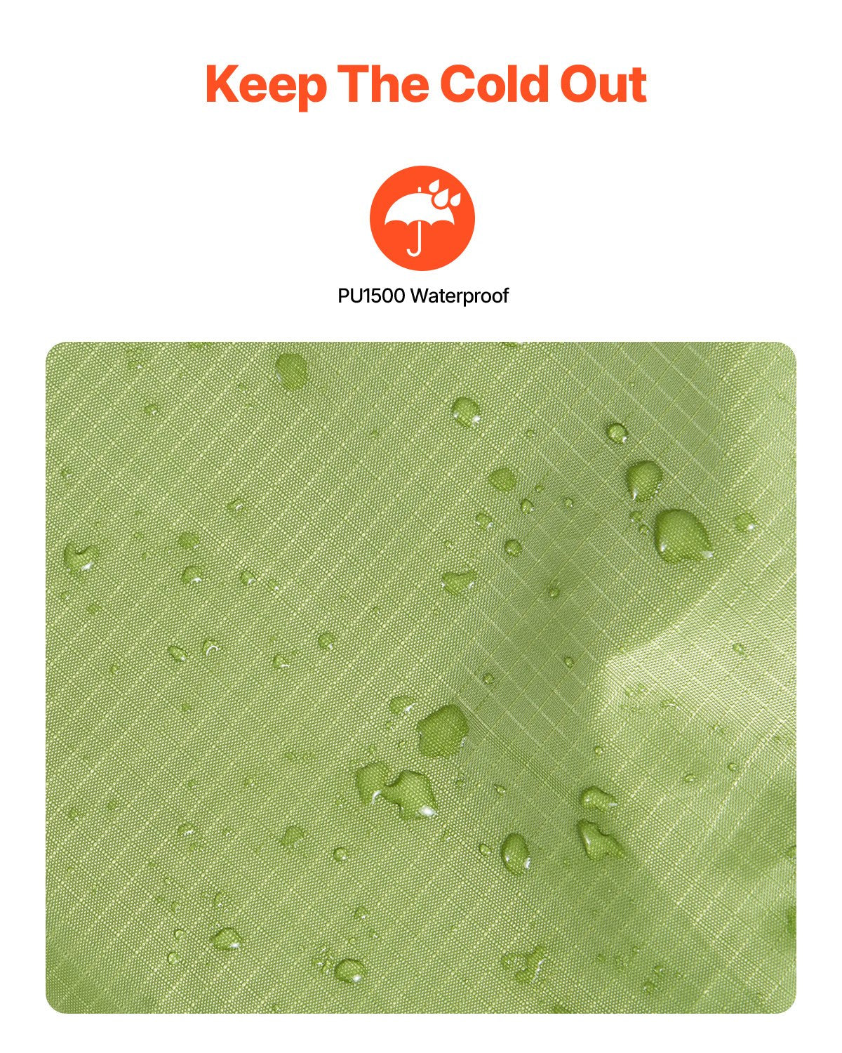 Camping Blanket 79" x 59" Portable Warm Stadium Blanket Outdoor Light Green