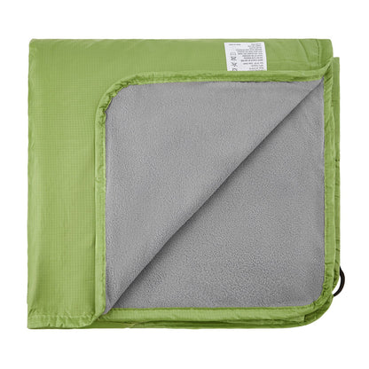 Camping Blanket 79" x 59" Portable Warm Stadium Blanket Outdoor Light Green