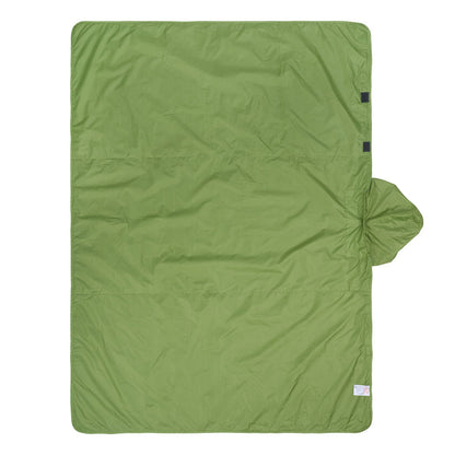Camping Blanket 79" x 59" Portable Warm Stadium Blanket Outdoor Light Green