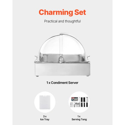 Countertop Food Serving Container Spices with Lid | EU