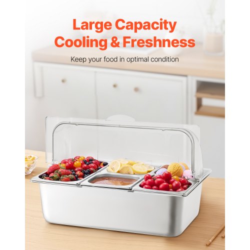 Servierbehälter für Lebensmittel auf der Arbeitsplatte, 5 Gewürzbehälter | EU