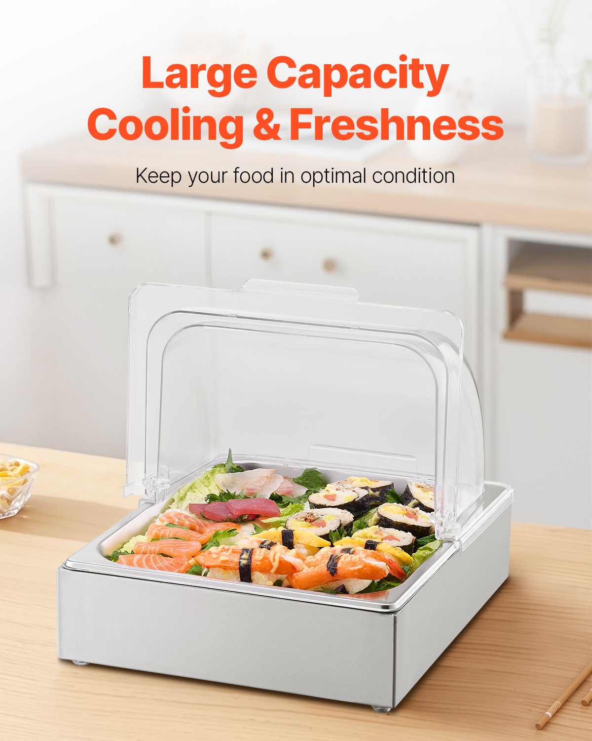 Countertop Food Serving Containers Spices with Lids