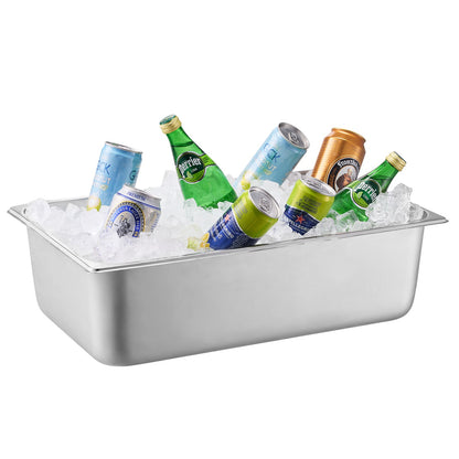 Servierbehälter für Lebensmittel auf der Arbeitsplatte, 4 Pfannen, Gewürzspender, Tablett