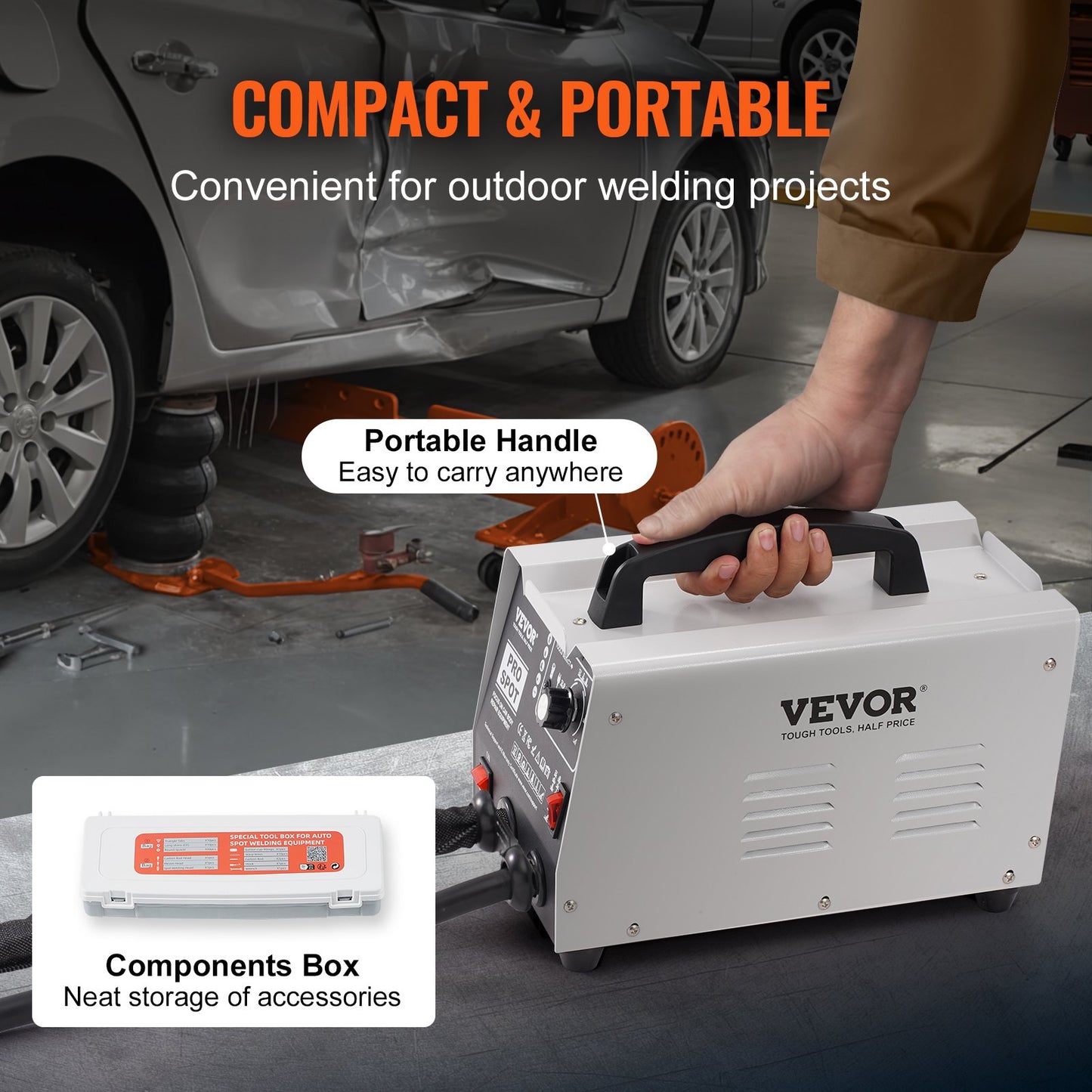 Stud Welder 7-position dent spot welding repair kit