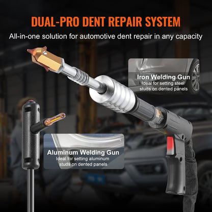 Dual Pro Stud Welder, professionelles 5-kW-Schweißgerät für Stahl- und Aluminiumplatten