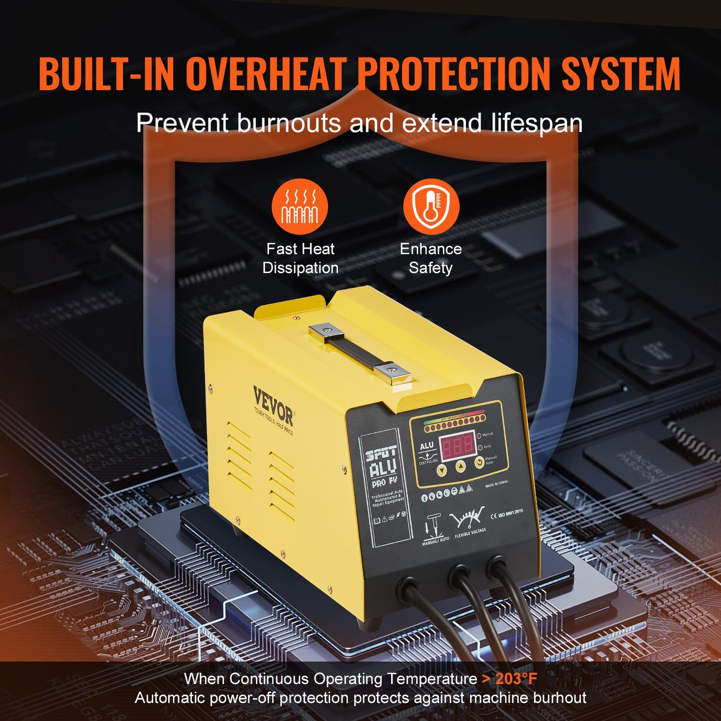 Punktsvetsare buckla 300W studsvets buckla reparation för aluminium bilkaross