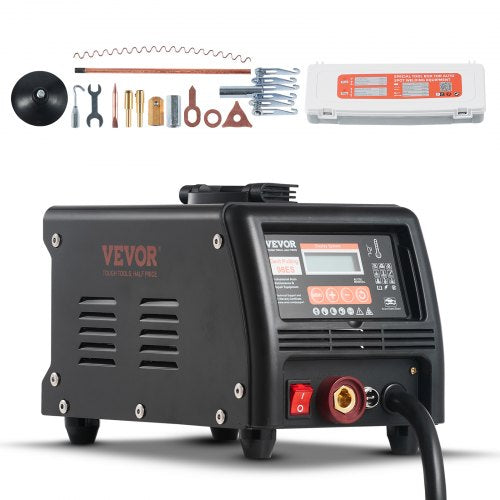 Stud Welder Dent Repair Kit, 3KW Spot Welder Dent Puller with Auto/Manual Welding & 9 Versatile Modes, 110V Auto Body Spot Welding Dent Puller Machine for Car, Truck Dent Repair