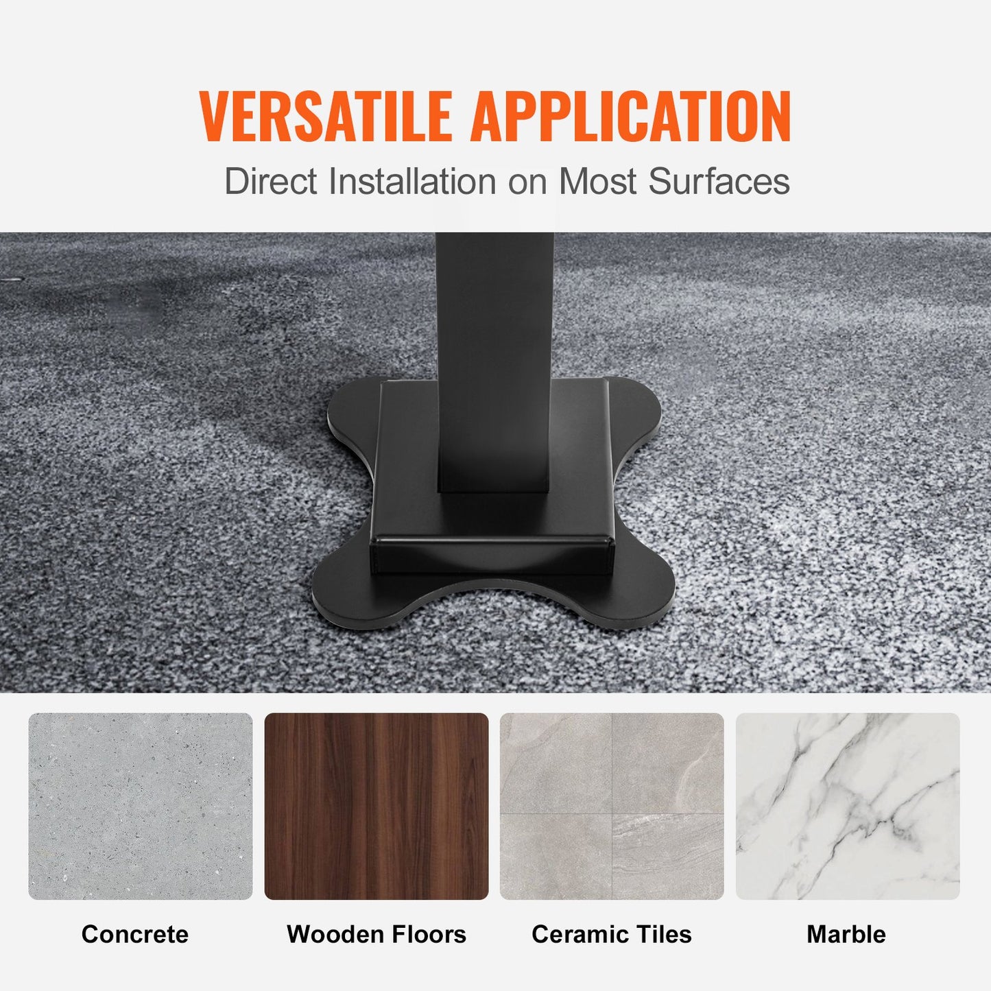 Handrail Outdoor Stairs 47.6 X 35.2 Inch Outdoor Handrail Outdoor Stair Railing Adjustable from 0 to 30 Degrees Handrail for Stairs Outdoor Aluminum Black Stair Railing Fit 3-4 Steps