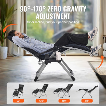 Zero Gravity Chair 26" Zero Gravity Liegesessel für drinnen und draußen