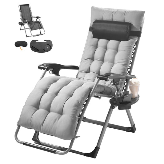 Zero Gravity Chair 26" Zero Gravity Recliner Lounge Chair Indoor and Outdoor