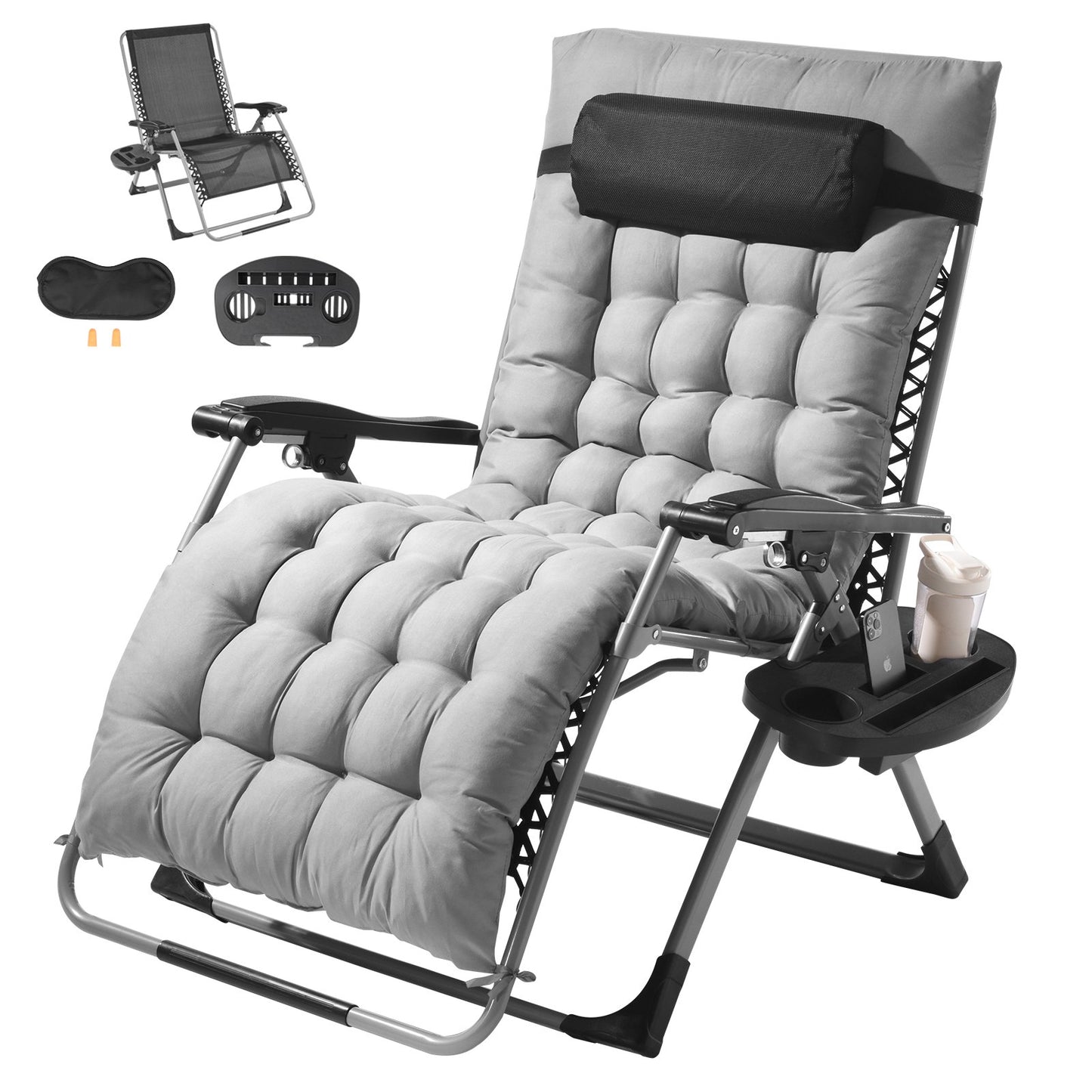 Zero Gravity Chair 33" Zero Gravity Recliner Lounge Chair Indoor and Outdoor