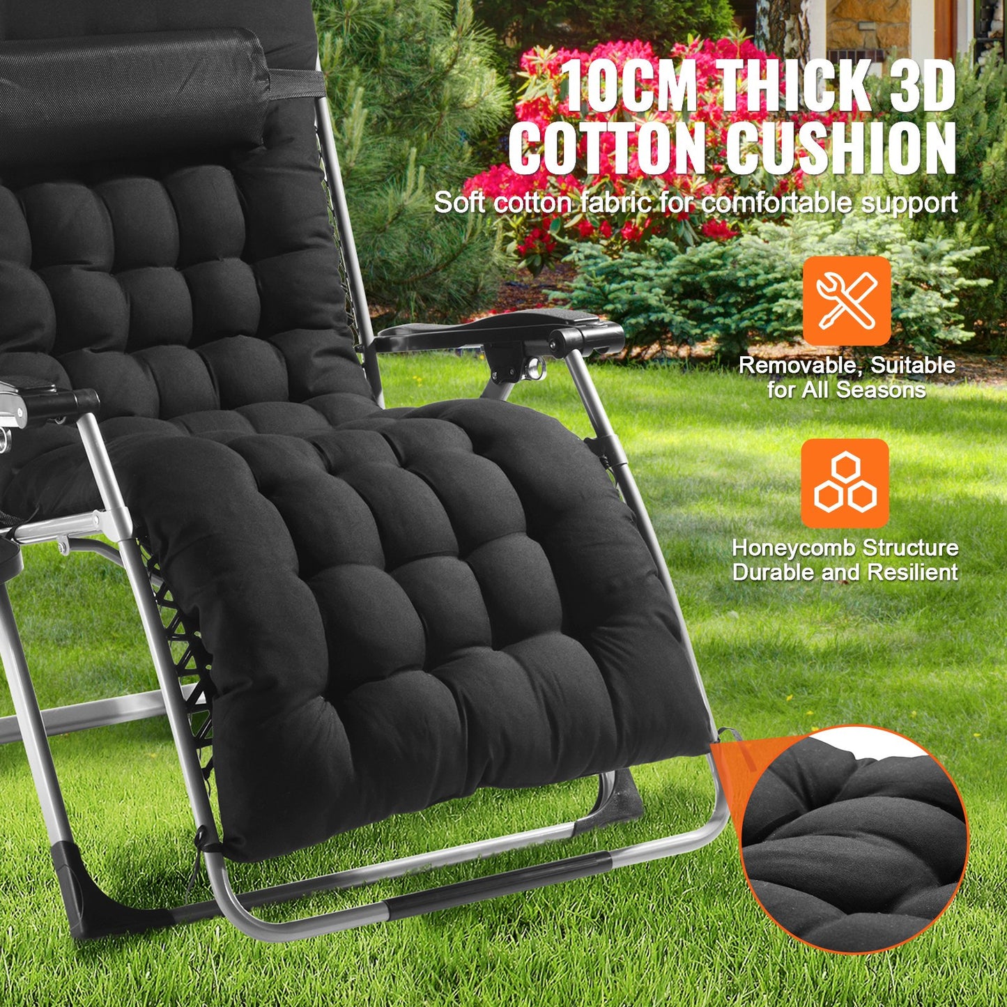 Zero Gravity Chair 33" Zero Gravity Recliner Lounge Chair Indoor and Outdoor