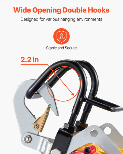 2-i-1 bärbar elektrisk lyftvinsch 1100LBS trådbunden/trådlös fjärrkontroll