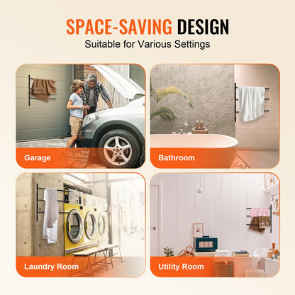 Wall-mounted three-tier saddle holder Swing out saddle pad holder